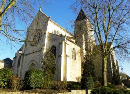 Eglise Saint Merry de Linas - Façade est